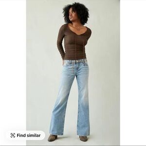 PacSun Light Blue Jade Low Rise Bootcut Jean NWT New! Sz 25